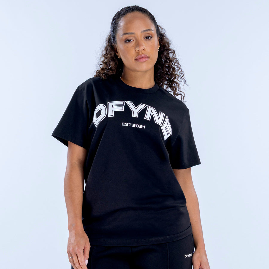 T-shirt oversize imprimé Revive Noir minuit